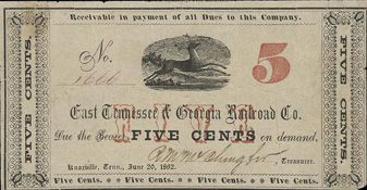 $0.10 G-1369 East TN & GA RR